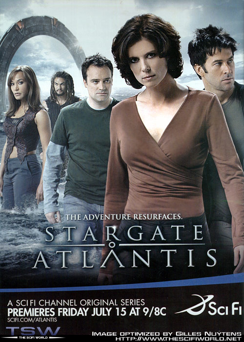 Stargate Atlantis season 2 promo poster from scifi channel