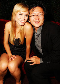 Kristen Bell and Masi Oka