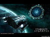 Stargate Wallpaper Stargate Atlantis wallpapers Puddle jumper 3D with space stargate